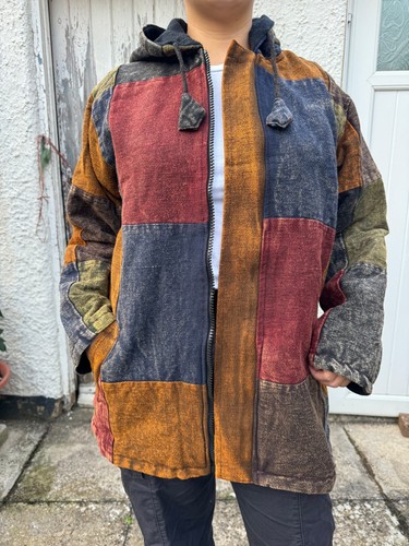 Patchwork baumwollfleece - patchwork,