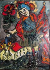 Heiliger Florian, Emaille