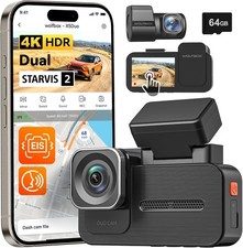 WOLFBOX X5 DUO 4K Dashcam GPS
