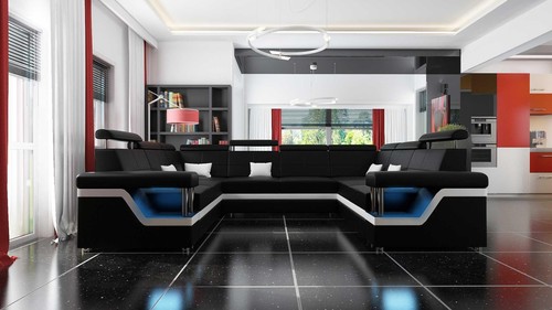 Wohnlandschaft ecksofa mit - ecksofa,