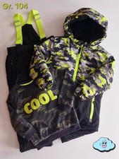 ♥️ Kinder Schneeanzug Gr. 104 3-teilig Kombi Jacke Hose Skianzug & Sweatshirt 