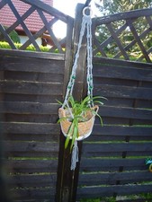 Makramee Ampel Ƹ̵̡Ӝ̵̨̄Ʒ Blumenampel 100% Baumwolle Hängeampel Ampel 110cm