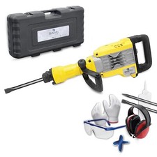BAMATO Abbruchhammer STH-195 mit Zubehörset Schlaghammer Stemmhammer 50 Joule