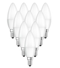 10 x Osram LED Kerze E14 Value