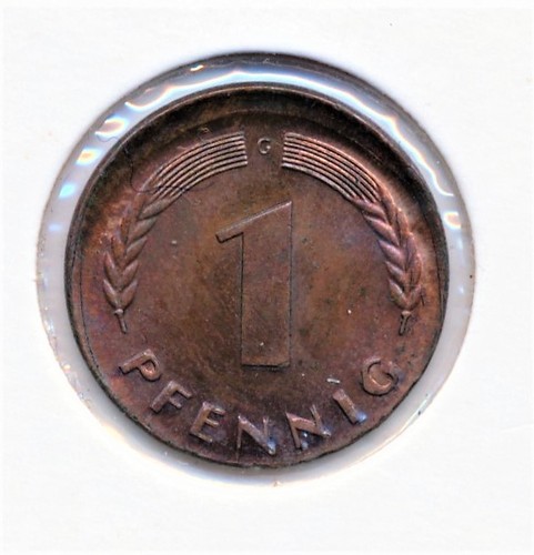 Brd pfennig 1967 fehldruck - 1967,
