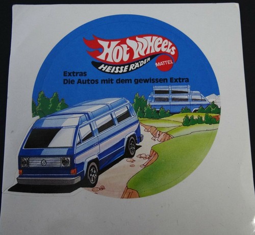 Werbe aufkleber mattel hot - mattel,