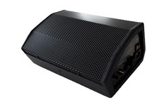 IMG Stageline Flat-M100 Aktiver PA-Bühnenmonitor mit FLAT-M100BAG Transportbag