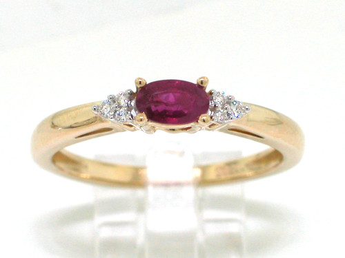 Rubin ring 585 - rubin, 14kt