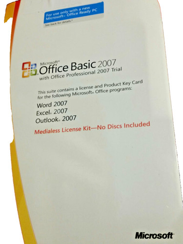 Microsoft office 2007 - office, basic