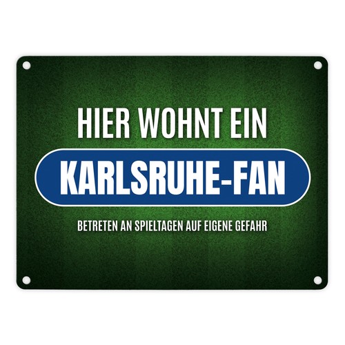 Hier wohnt ein karlsruhe - ein, karlsruhe-fan