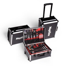 Werkzeugkoffer gefüllt mit