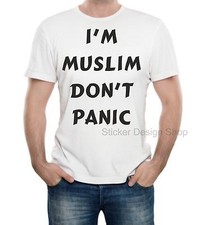 I'm Muslim Don't Panic Shirt