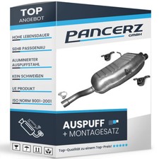 Endschalldämpfer für BMW 3 E46 320i 323i 328i Auspuff