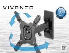 Vivanco VESA Wandhalterung für TV und Monitor BMO 6040 Neigbar , Schwenkbar