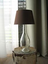 Leere Sekt Flasche mit einer Kabeldurchführung fürs Lampenbau ect.