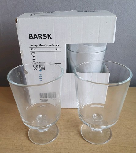 Ikea barsk weingläser ebba - x4,
