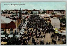 13943607 - 8000 Muenchen Gruss vom Muenchner Oktoberfest Tracht Bier Zelt Fahne