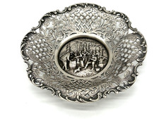 Alte versilberte  Durchbruch