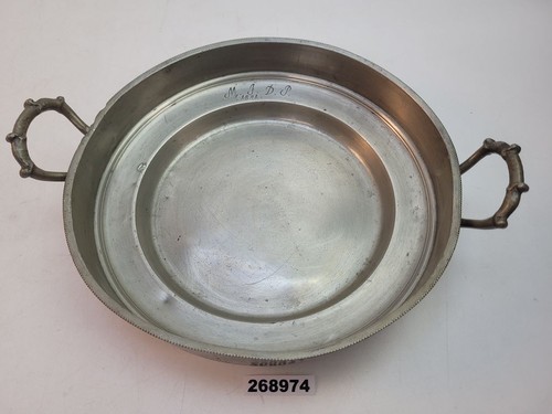 Schale zinn p - zinn, j.