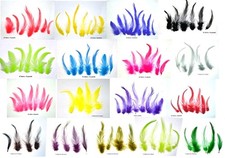 Rooster Hackle Feathers 2-6"