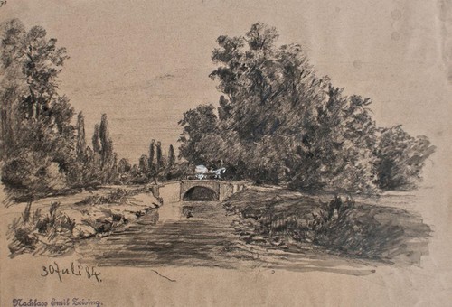 Emil zeising fluß landschaft - fluß,