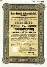 Grube Leopold 1937 Bitterfeld Holzweißig Goitzsche EXPO 200 RM Landau Isar TSV