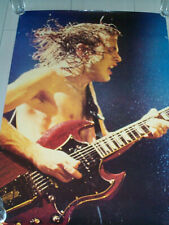 AC/DC Angus Young Vintage 1981 Riesen Poster 98 x 68 cm