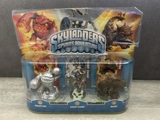 Skylanders Metallic Silver / Silber Eruptor Chase Variante Triple Pack OVP & NEU