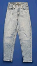 Levi's Levis Jeans W25 L27 hellblau verwaschen High Waist Mom Jeans guter...
