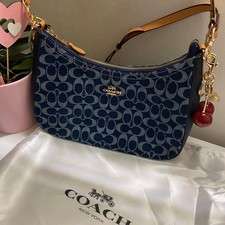 COACH Denim  2way Shoulder Bag