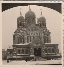 Foto, 121 Infanterie Division, Kirche mit Zwiebeltürmen Narwa Front (MJ-22)1025