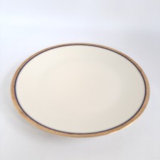 Hutschenreuther Eleganz Speiseteller Teller Goldrand Kobaltblau D 24,5cm H 2,5cm