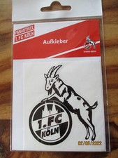 1. FC Köln Aufkleber Logo  schwarz 9cmx8,2cm