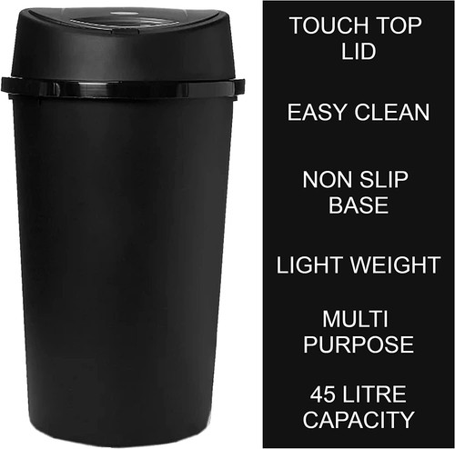 45l all black - black, touch