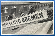 AK Schifffahrt: Deutscher Lloyd Bremen, Gangway um 1920