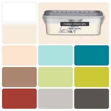 Wandfarbe weiß farbig innen