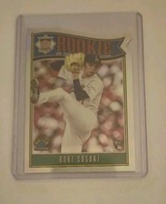 Roki Sasaki - Dodgers - Die Cut Sp Rookie RC- Topps Bowman 2025