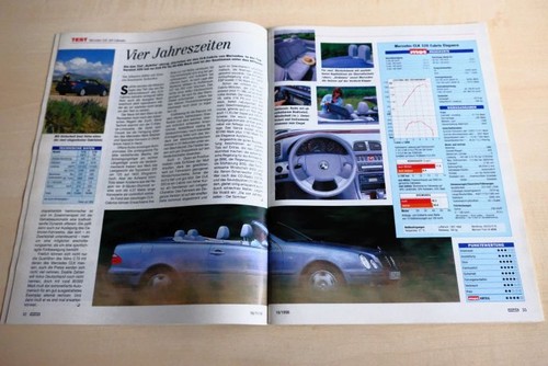 Mot 1998 mercedes - clk, 320
