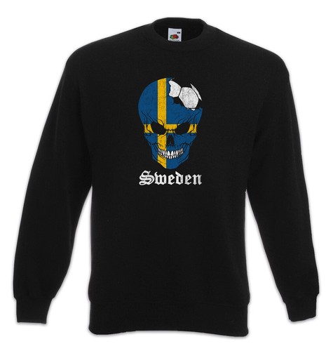 Sweden football skull - sweden, i