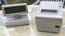 Seiko/Epson Kassendisplay DM-D101+Epson Bon(Thermo)Drucker TM-T88 WIN7 /8 / 10 
