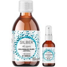 500ml Kolloidales Silber 40ppm