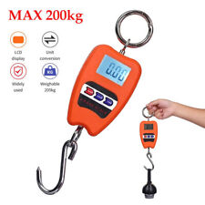 Profi Hängewaage Digital 200Kg LCD Zugwaage Wildwaage Industriewaage Waage DE