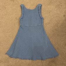 Zara Tweedkleid Gr. 134 Blau