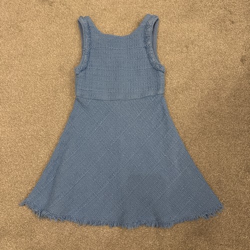 Zara tweedkleid 134 blau - zara, gr.
