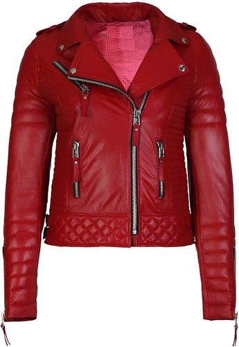 Neu 100 lederjacke - 100%, damen