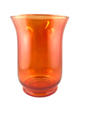 Windlicht Glasvase  Orange