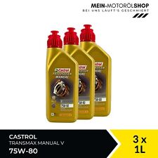 Castrol Transmax Manual V 75W-80 Getriebeöl API GL-4+ VW 3x1 Liter = 3 Liter