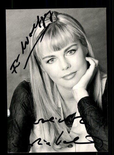 Saskia valencia autogrammkarte - saskia,