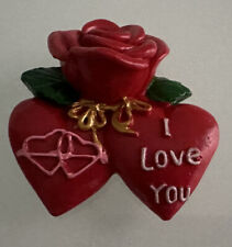 Kühlschrankmagnet Magnet  "I Love You“  Herz