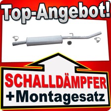 Mittelschalldämpfer für CITROEN C8 / PEUGEOT 807 2.0i 136PS Ab 06.2002 Auspuff